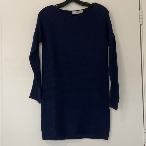 ASOS navy sweater dress NWT